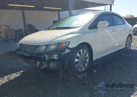 2010 Honda Civic Ex-L from USA, damaged, VIN 2HGFA1F91AH504252